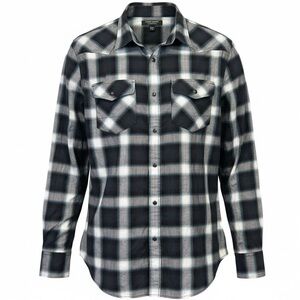 Banana Republic Navy and White Slim Fit Shirt sz medium